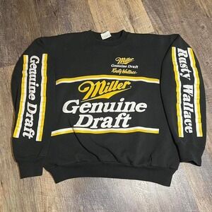 Vintage 1990s rusty Wallace miller nascar sweatshirt